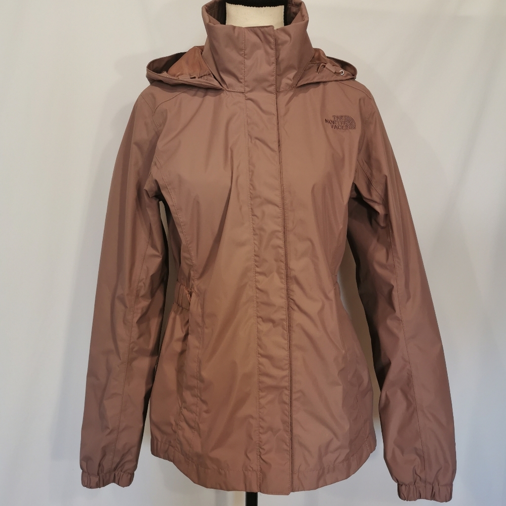 North Face Dusty Rose Hooded Wind/Raincoat - Sz S